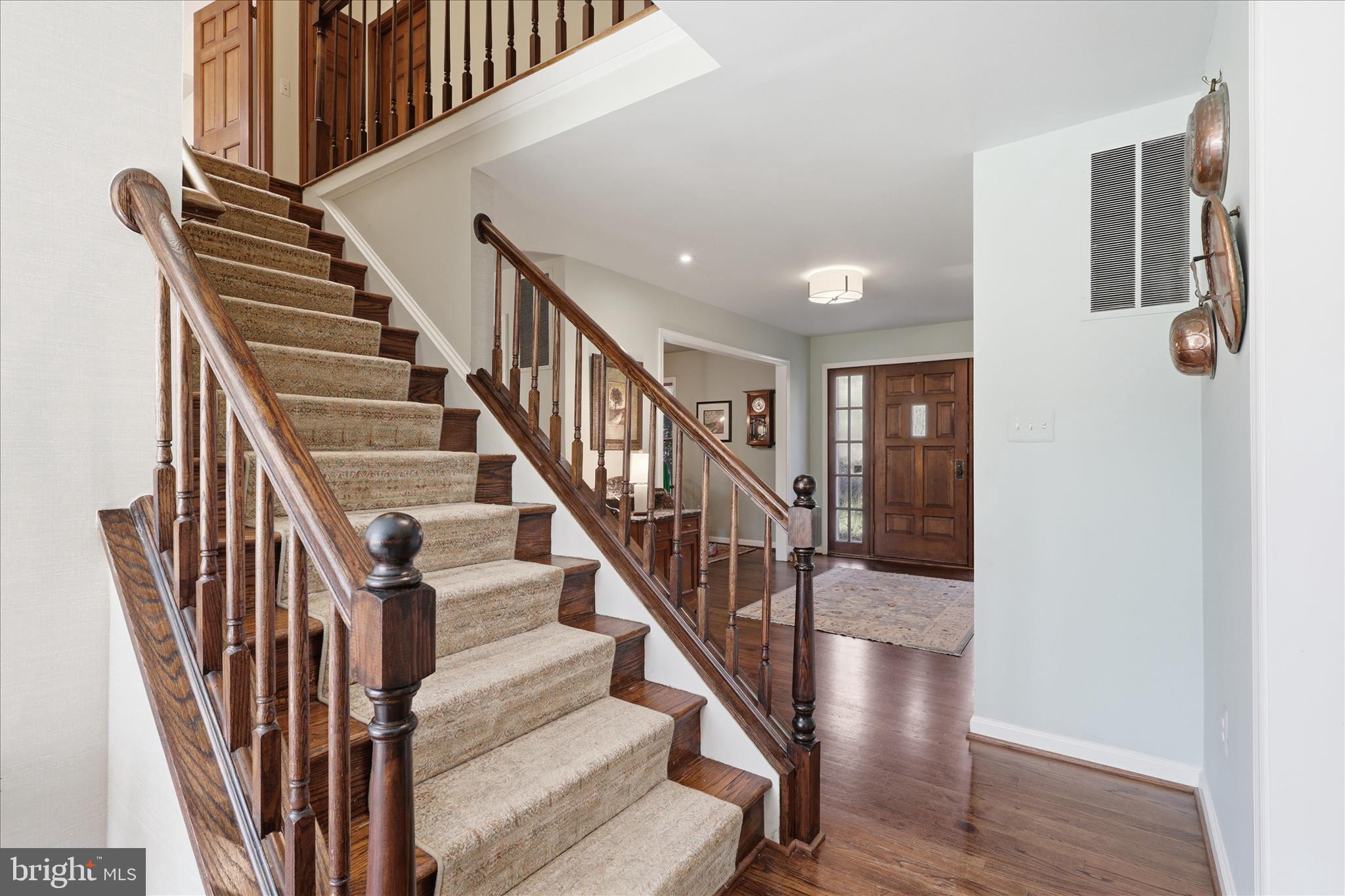 5605 Smoke Rise Lane Fairfax Station, VA 22039 - Photo 32 of 85 Oversized Stairway to Upper Level