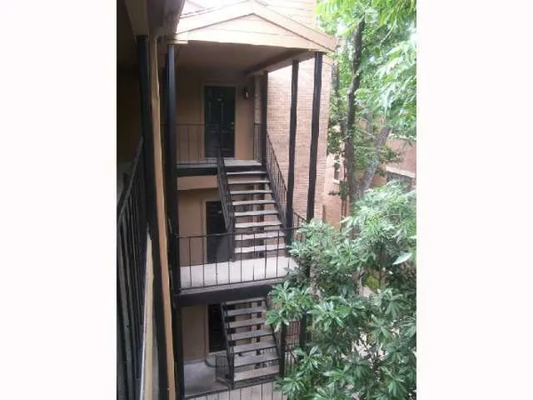 a view of a door of the house