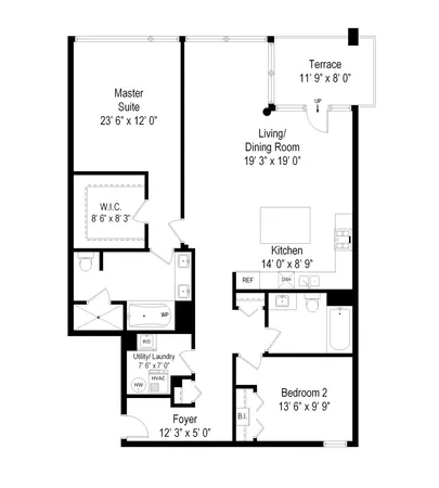 $4,000 | 744 West Fullerton Avenue, Unit 403, Chicago, IL 60614