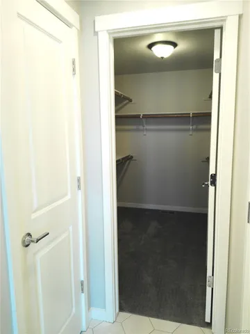 a close view of closet