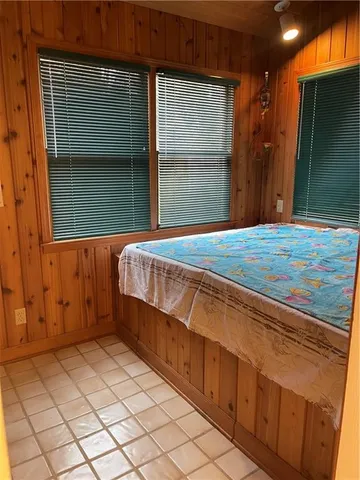 a backyard of a house