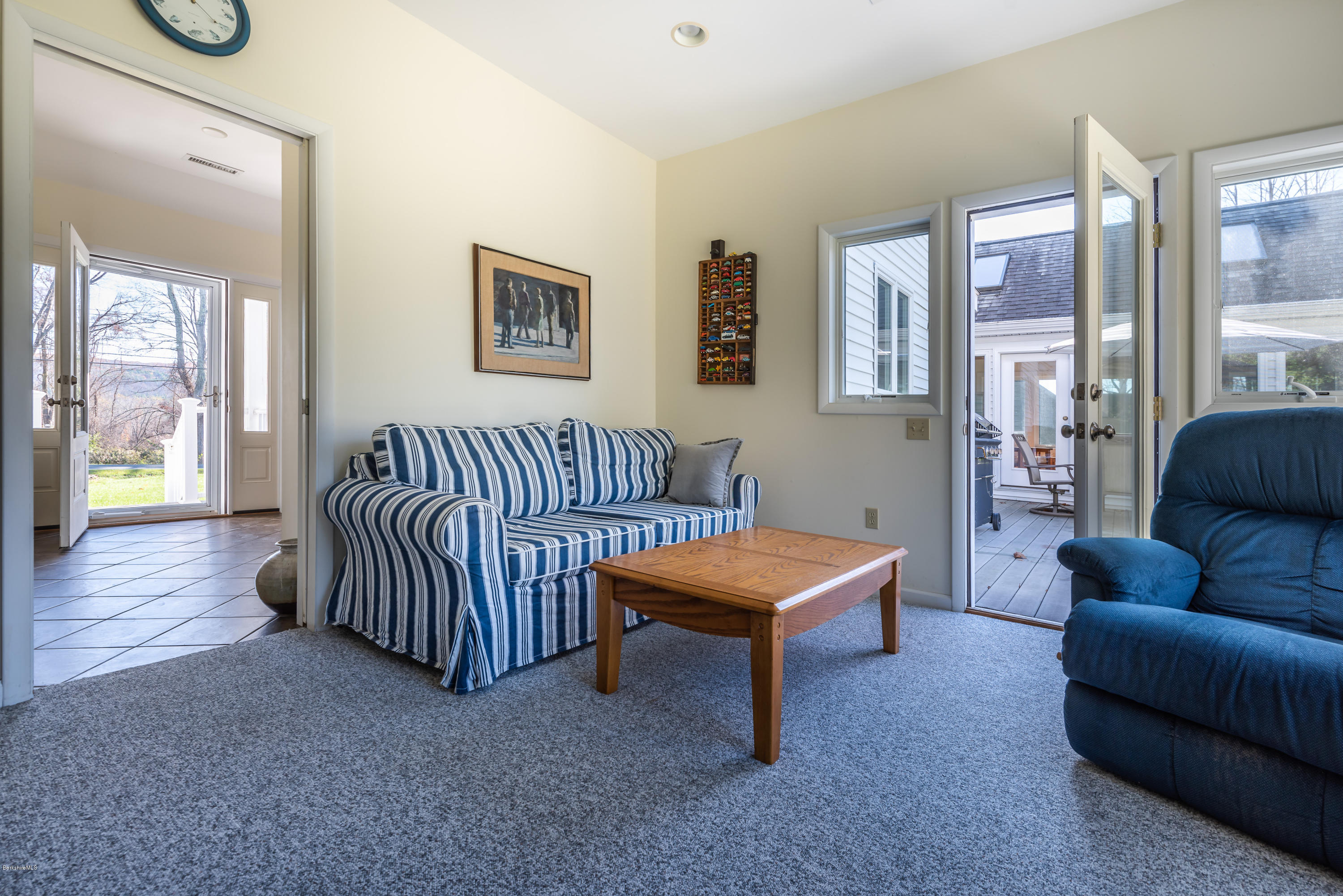 31 Interlaken Road Stockbridge, MA 01266 - Photo 15 of 34 a living room with furniture and a potted plant