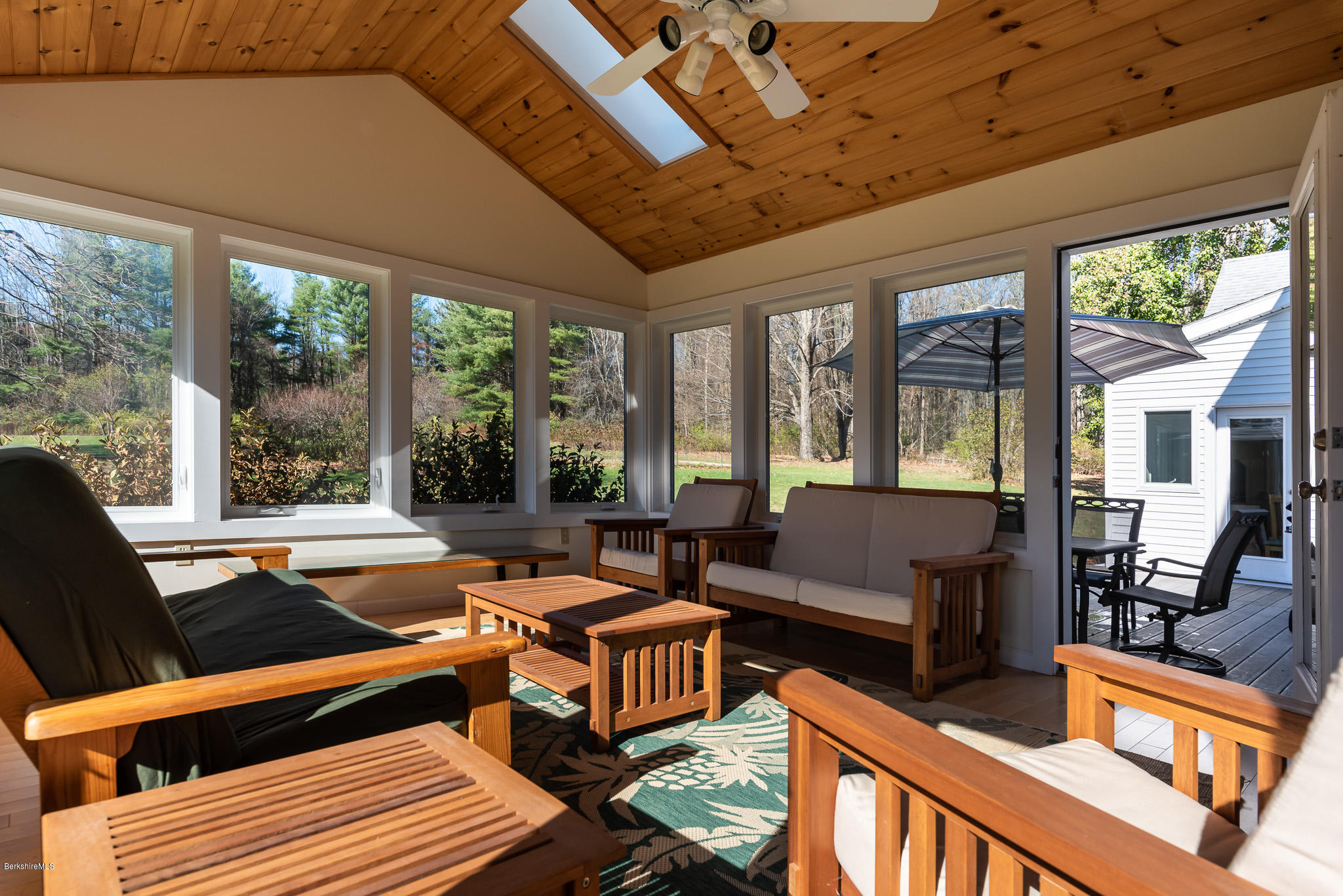 31 Interlaken Road Stockbridge, MA 01266 - Photo 19 of 34 a living room with furniture and a large window