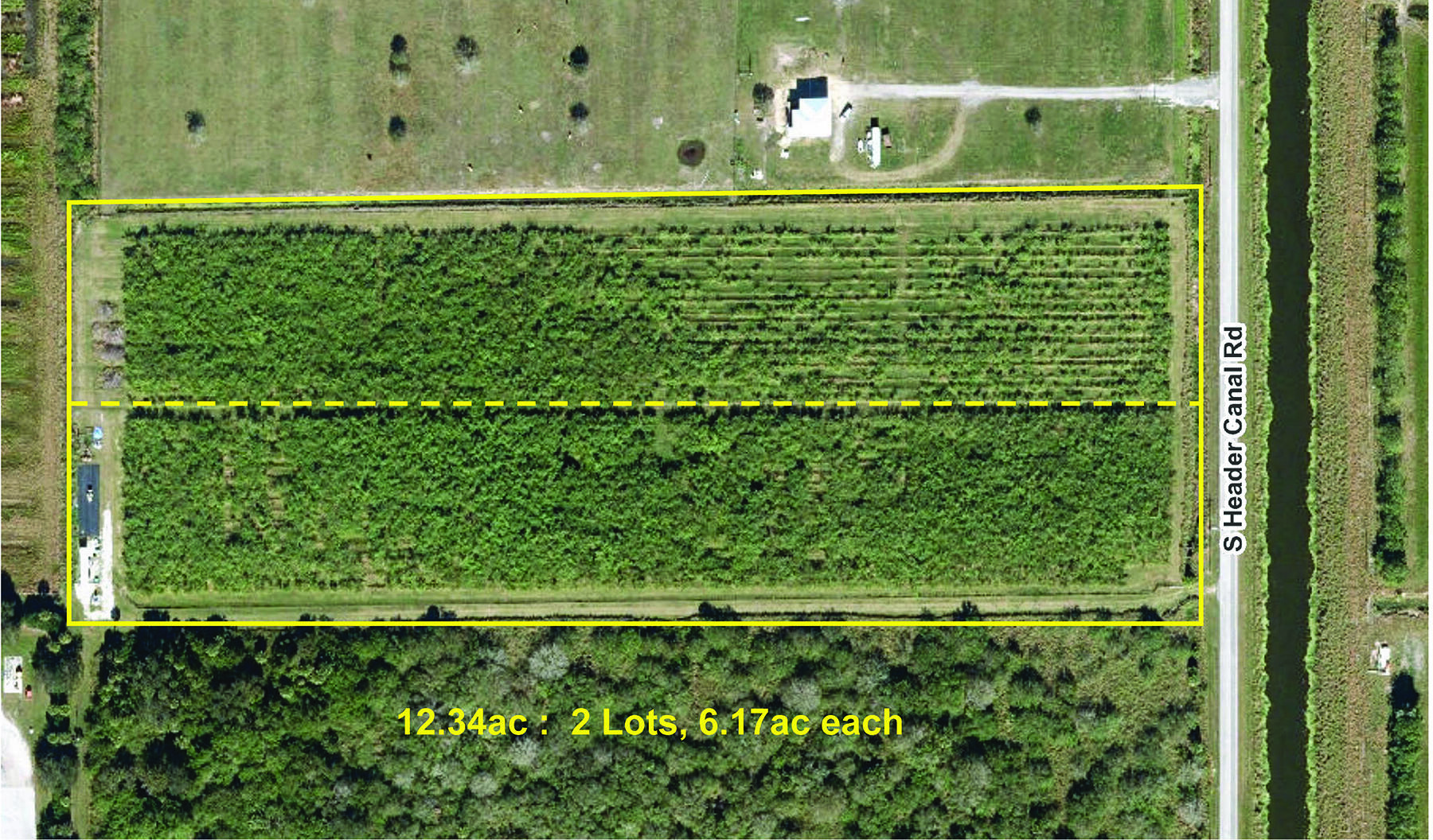 1375 South Header Canal Road Fort Pierce, FL 34945 - Photo 1 of 12 Aerial, close w markup