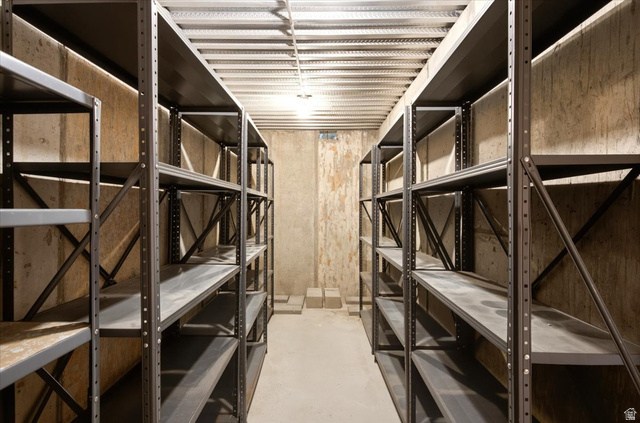 1089 West 2325th Street North Layton, UT 84041 - Photo 33 of 40 Dedicated storage room featuring concrete walls and flooring