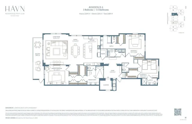 $2,825,000 | 176-184 Lake Drive, Unit 2204, Palm Beach Shores, FL 33404