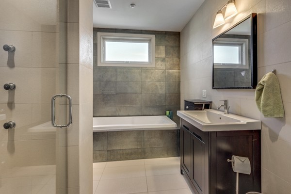 45 Vinton Street, Unit 5 Boston, MA 02127 - Photo 9 of 14 a bathroom with a sink and a mirror