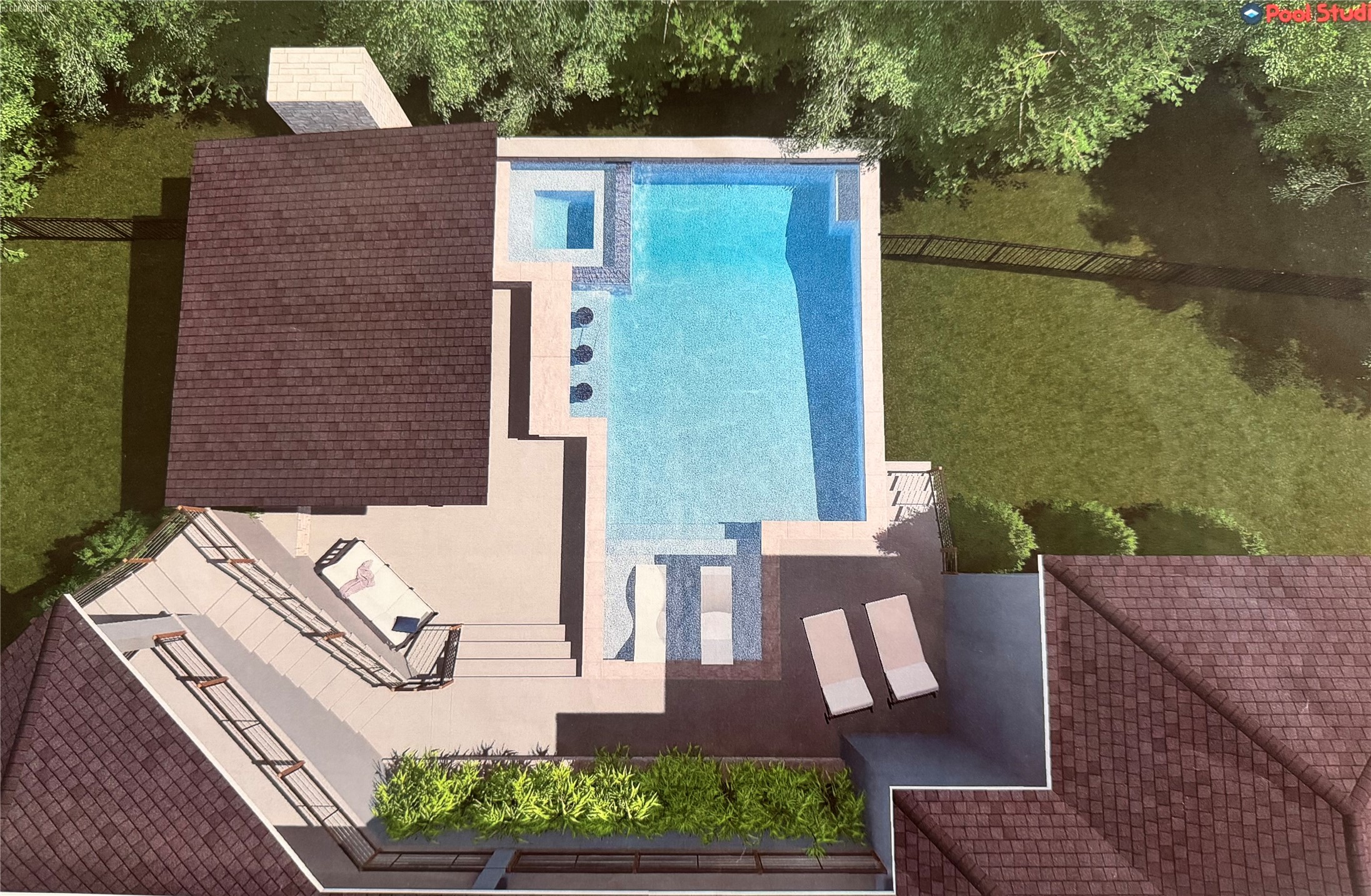 104 Lodestone Cove Austin, TX 78738 - Photo 39 of 40 Pool Renderings designed by: Cody Pools