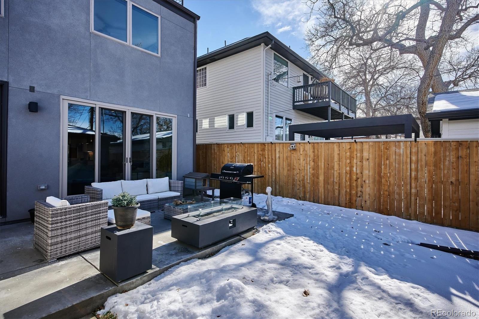 4583 Utica Street Denver, CO 80212 - Photo 36 of 40 a outdoor living space with furniture and garden