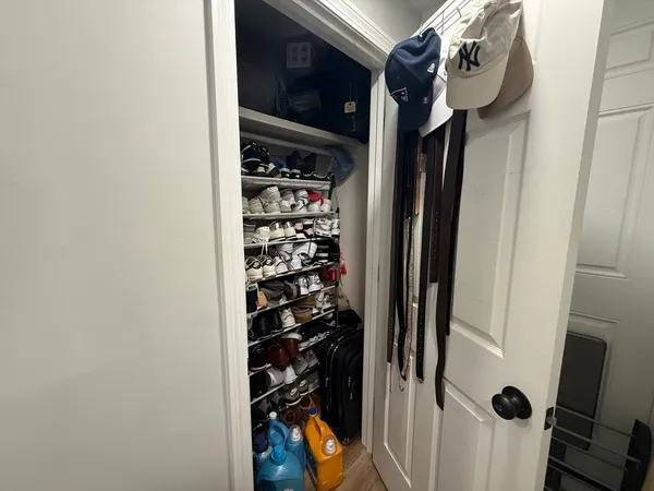 a view of walk in closet