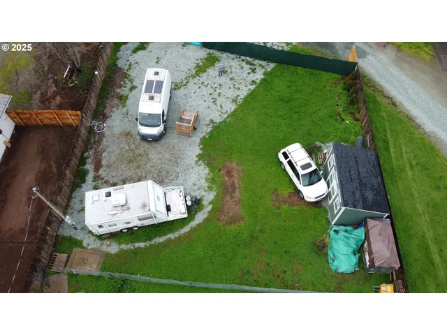 a aerial view of a house