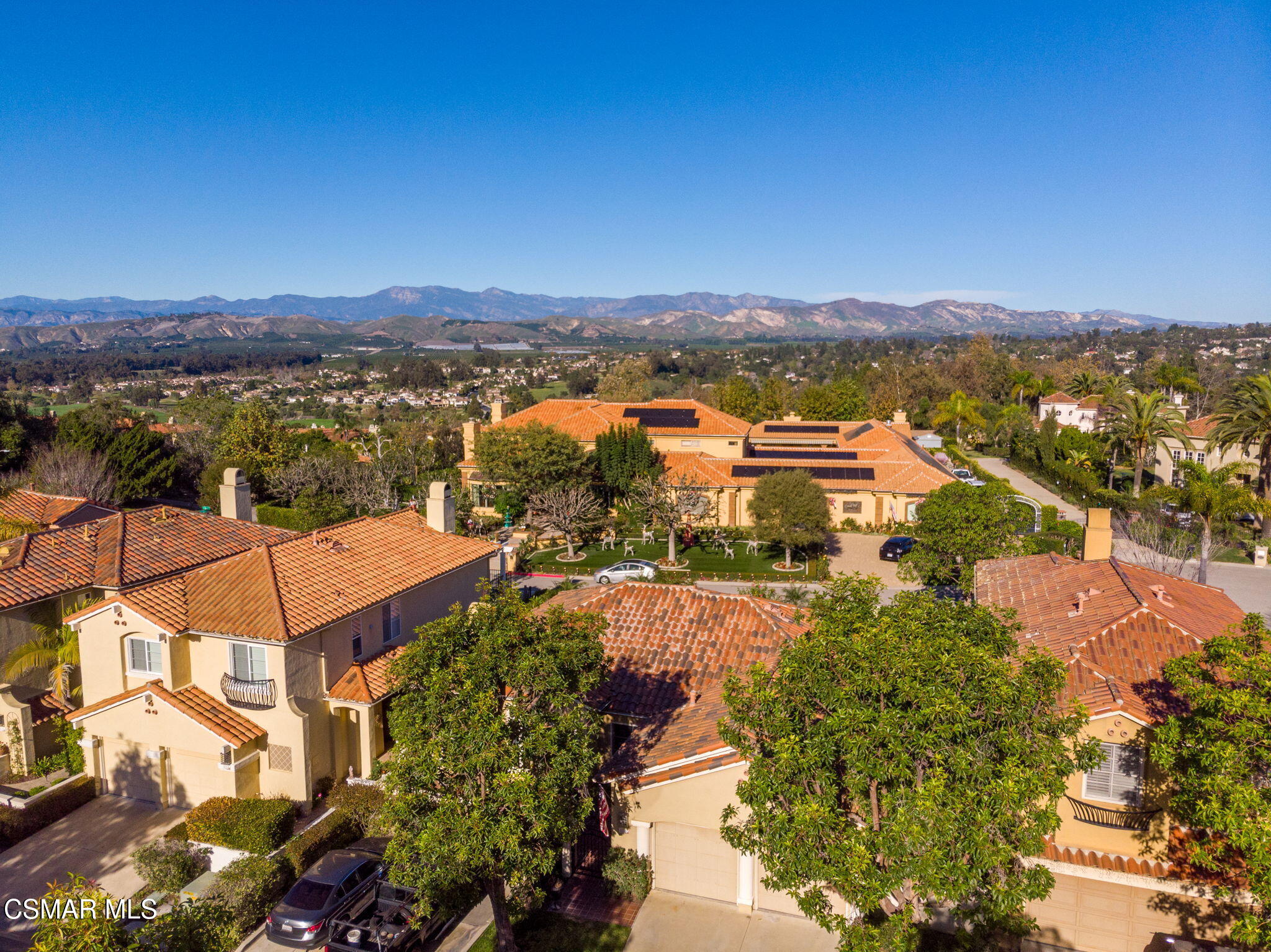 1126 Corte Riviera Camarillo, CA 93010 - Photo 30 of 36 an aerial view of residential houses and outdoor space