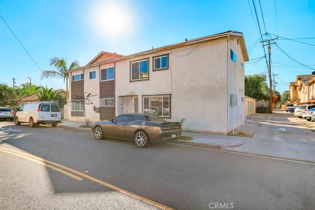 a kitchen with a stove and a microwave