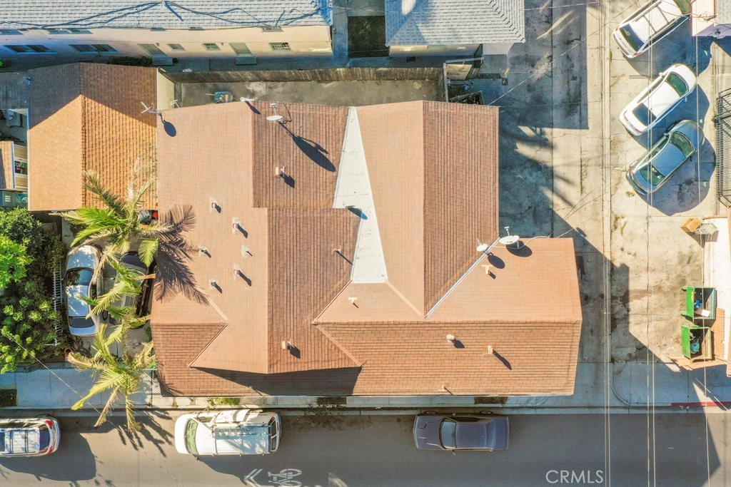 2122 East 10th Street Long Beach, CA 90804 - Photo 71 of 75 an aerial view of a residential houses with outdoor space and parking