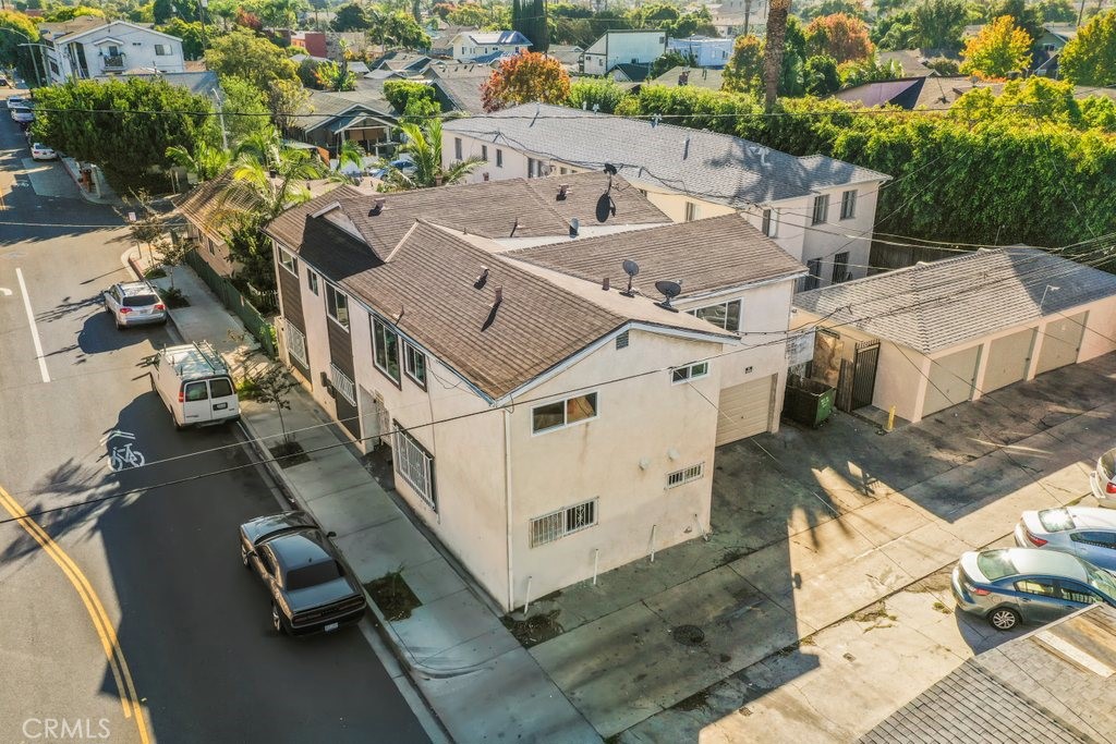 2122 East 10th Street Long Beach, CA 90804 - Photo 73 of 75 an aerial view of a house with a parking space