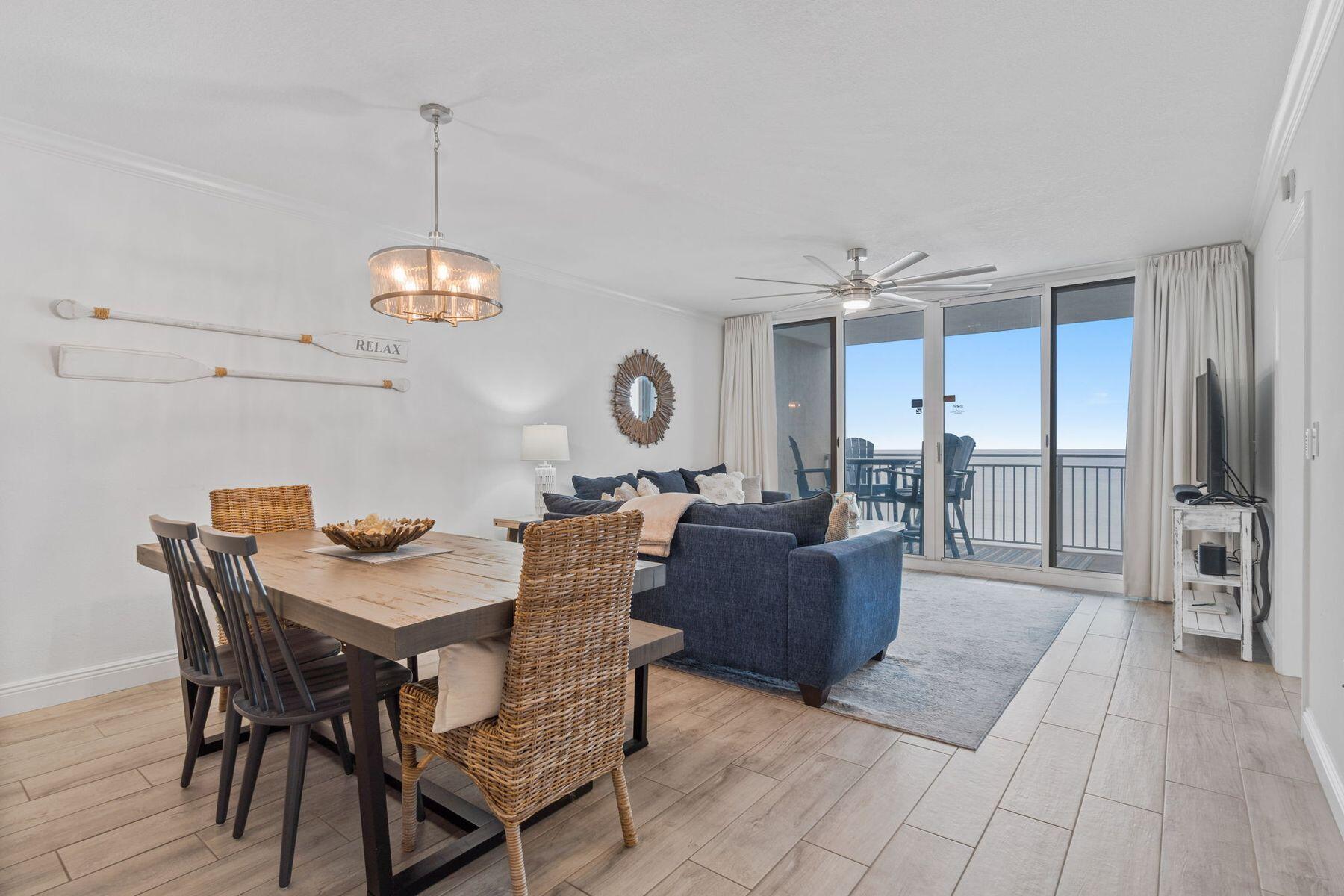 14701 Front Beach Road, Unit 530 Panama City Beach, FL 32413 - Photo 4 of 44 Living Area with Views