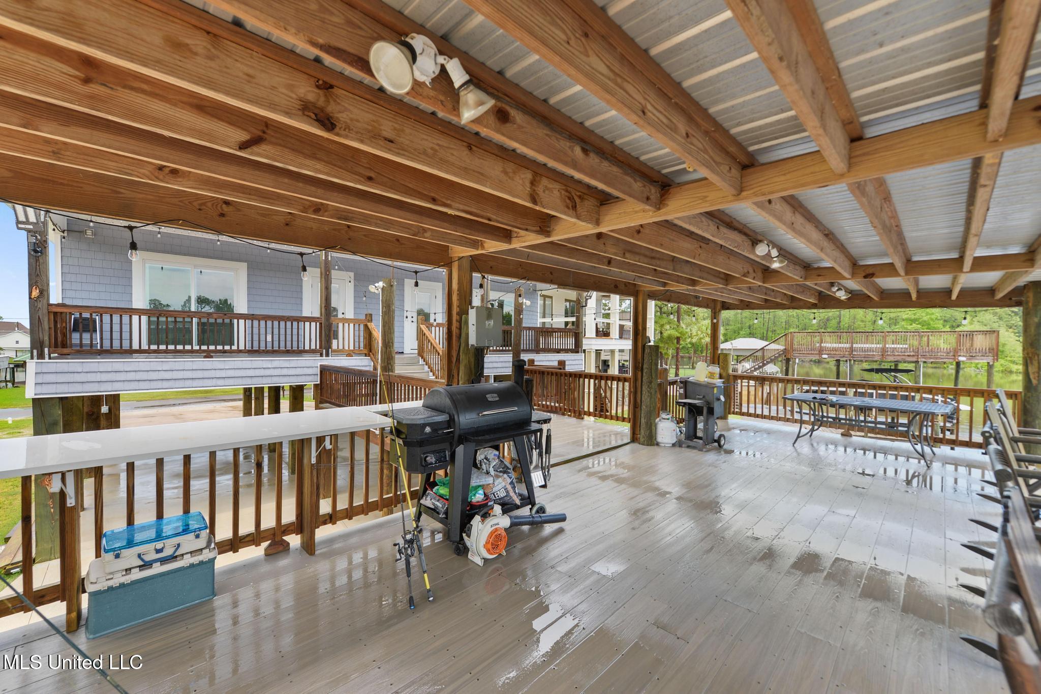 6149 Pontiac Drive Kiln, MS 39556 - Photo 32 of 46 Porch above boat lift