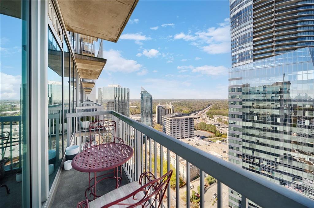 3324 Peachtree Road Northeast, Unit 2705 Atlanta, GA 30326 - Photo 38 of 68 a city view from a balcony with city view
