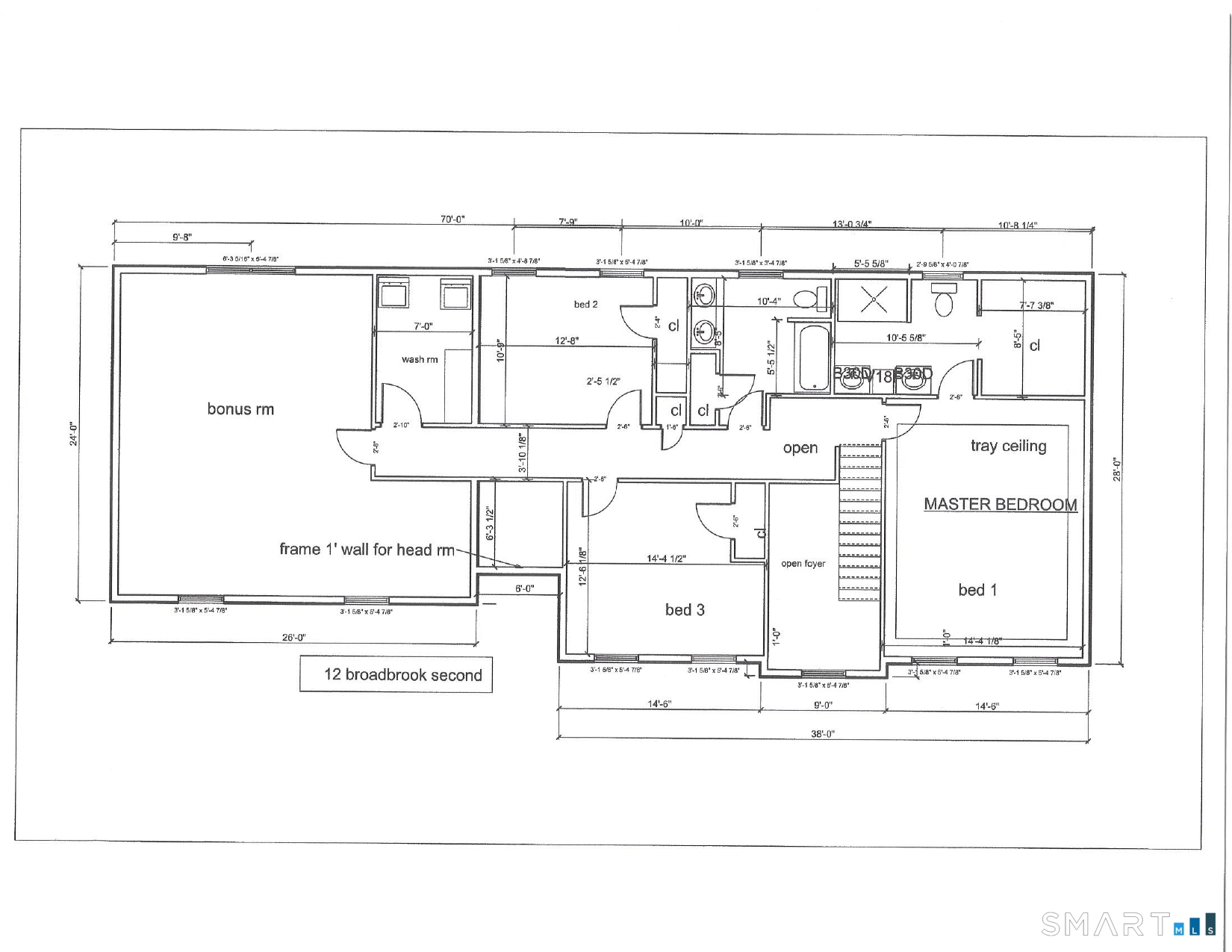 22 Broad Brook Road Ellington, CT 06029 - Photo 7 of 26 Second Floor Layout