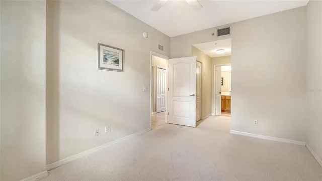 a view of a golf course with a big yard