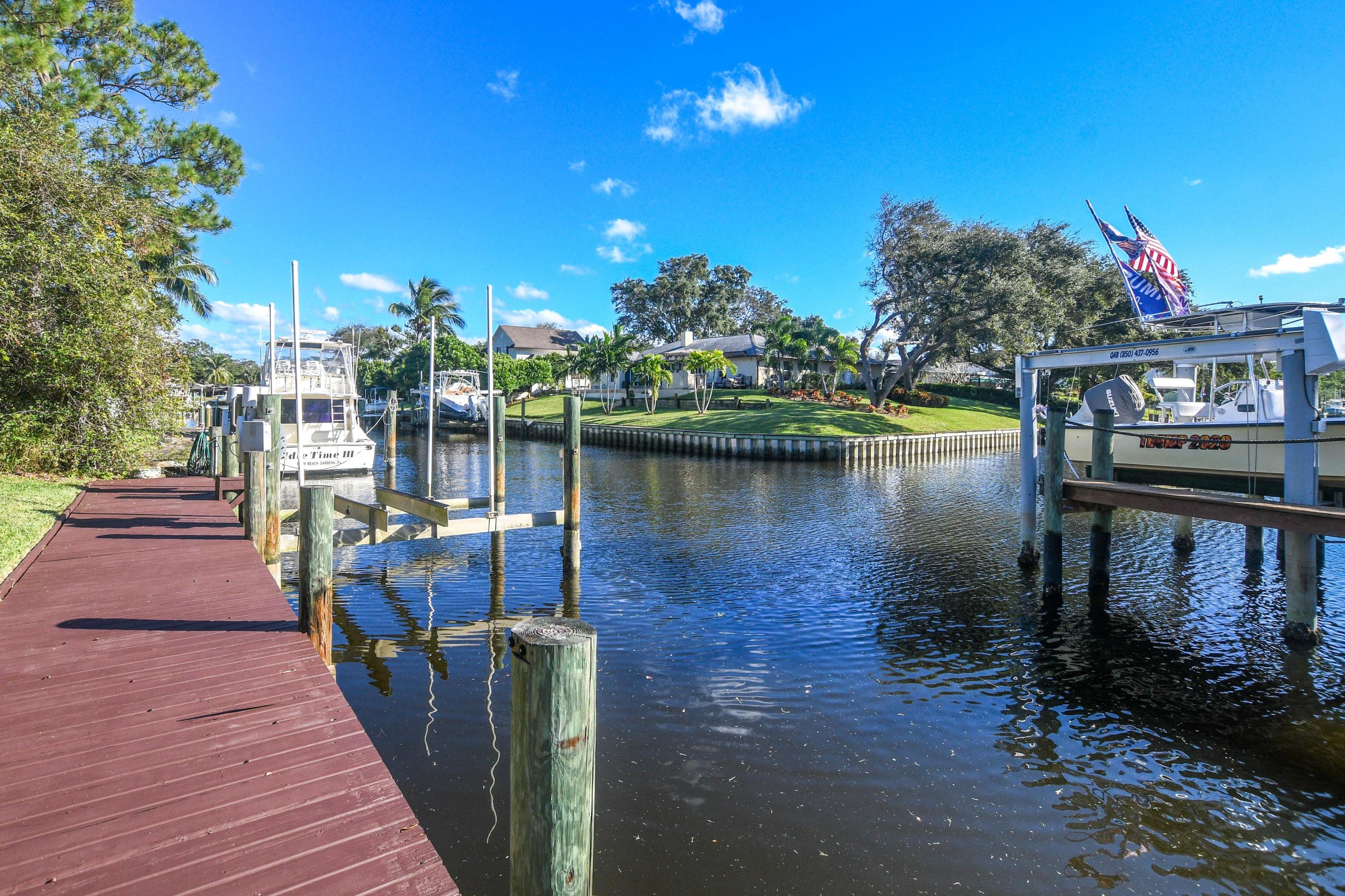 2462 Flamingo Road Palm Beach Gardens, FL 33410 - Photo 36 of 39 Water view from Dock