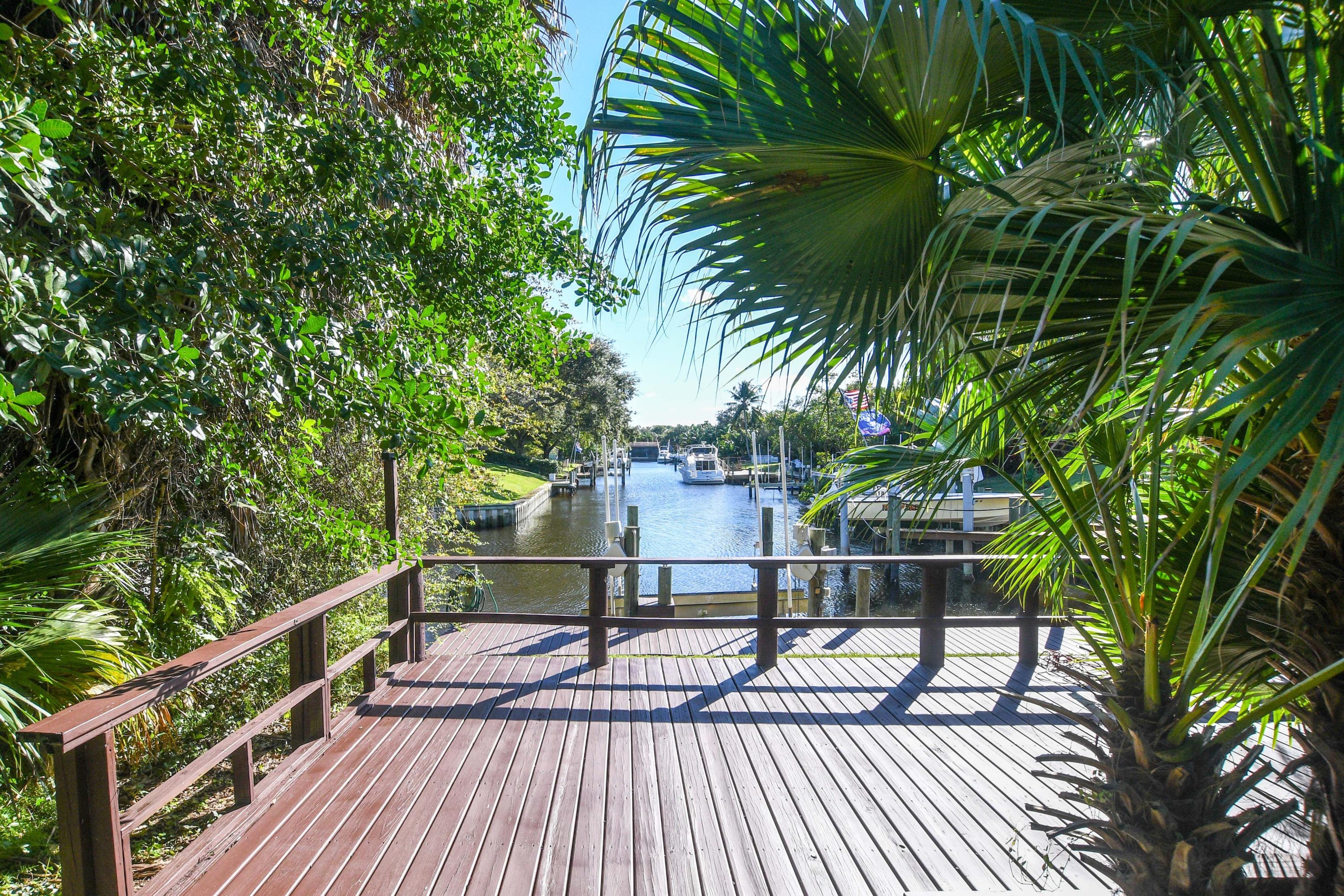 2462 Flamingo Road Palm Beach Gardens, FL 33410 - Photo 5 of 39 Water view from Deck