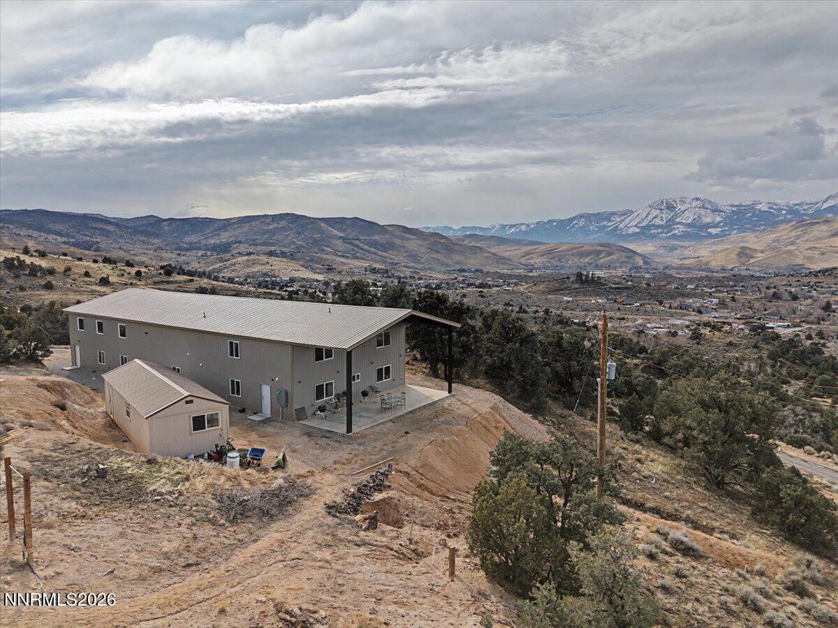 2300 Temple Hill Road Reno, NV 89521 - Photo 14 of 63 an aerial view of a house with a garden space