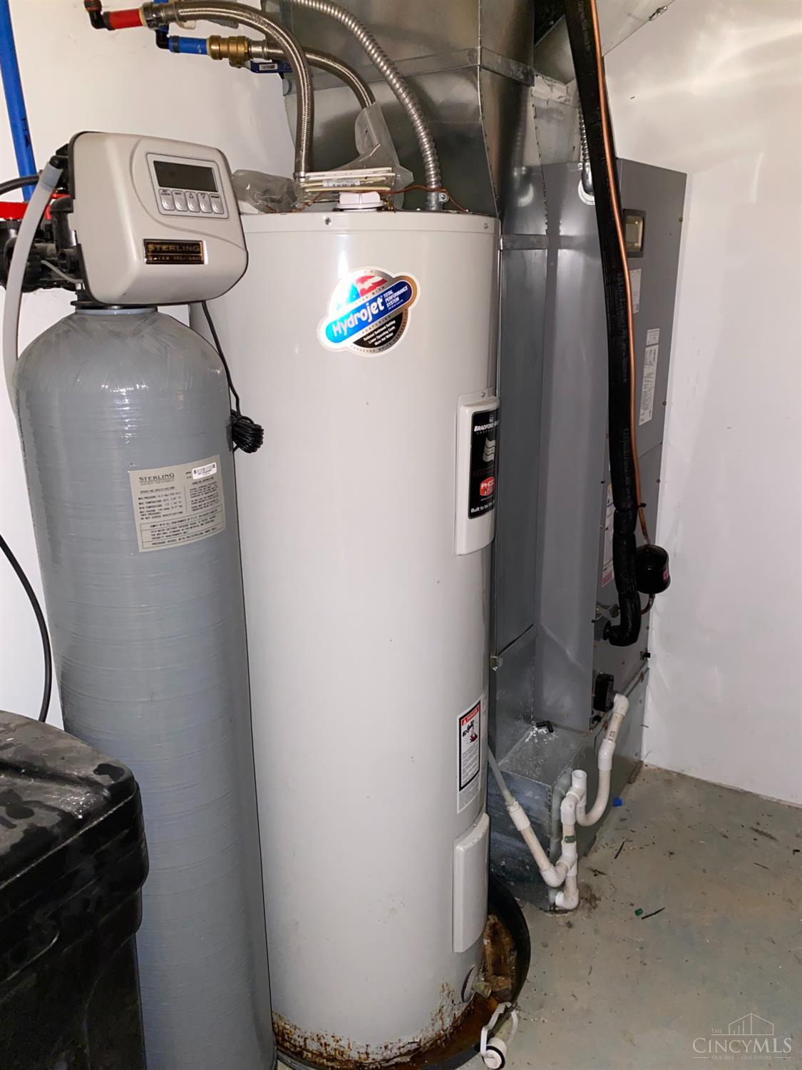 7700 Myers Road Middletown, OH 45042 - Photo 18 of 33 Utility closet with furnace, water heater and water softener