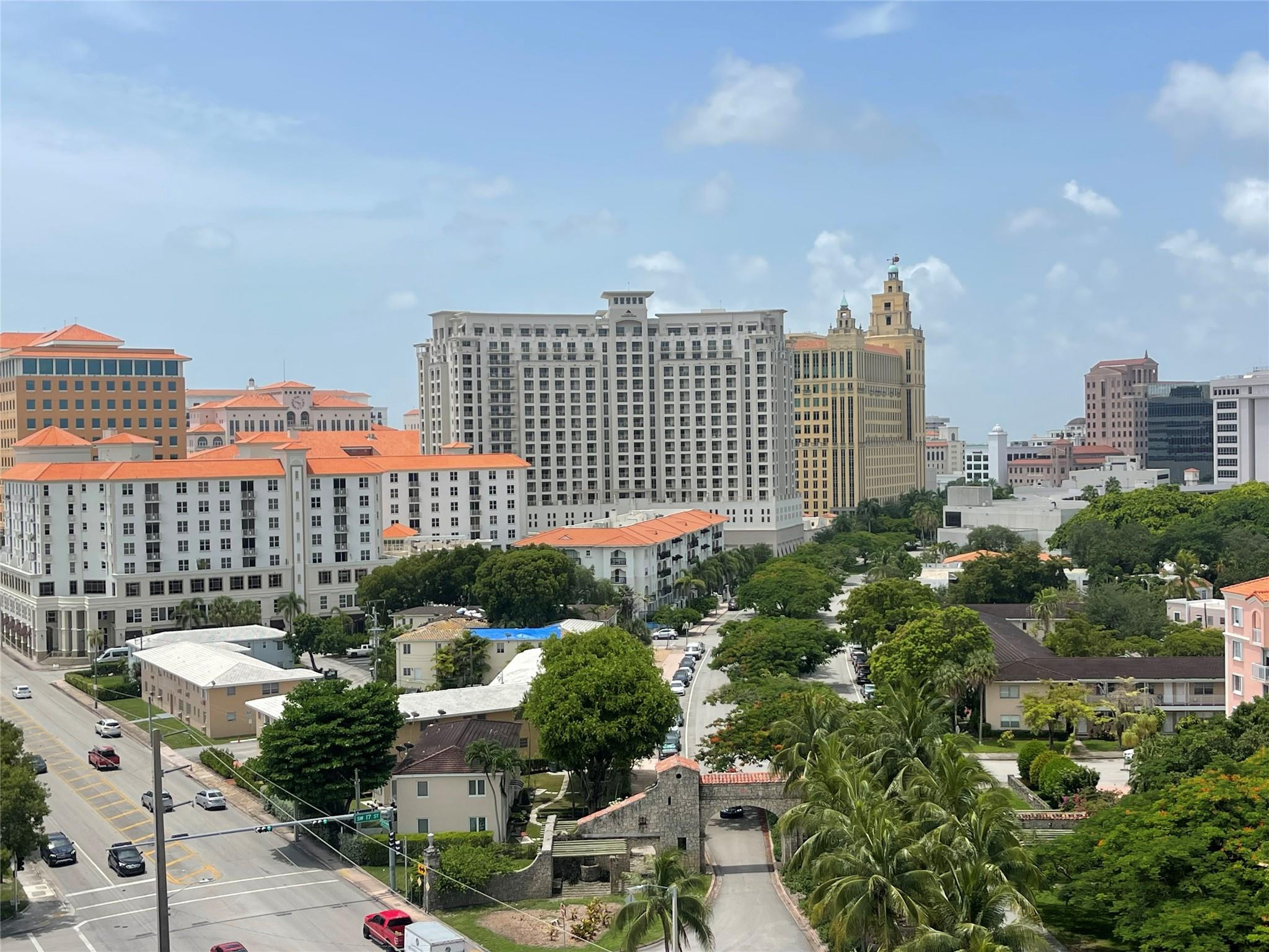1627 Southwest 37th Avenue, Unit 701 Miami, FL 33145 - Photo 2 of 19 VIEW LOOKING LEFT TO MIRACLE MILE