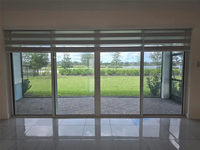 a view of a from a window