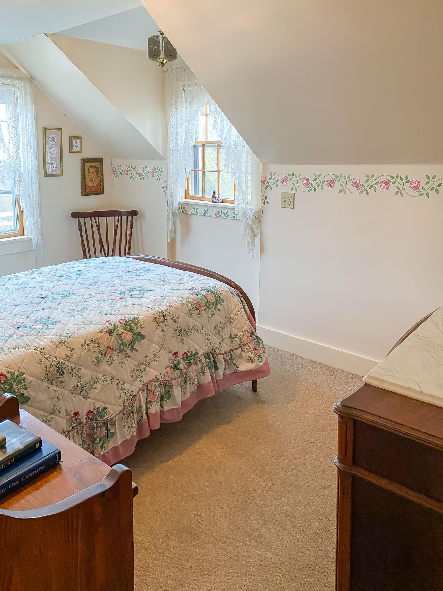 166 Katama Road Edgartown, MA 02539 - Photo 31 of 42 a bedroom with a bed and a cabinets