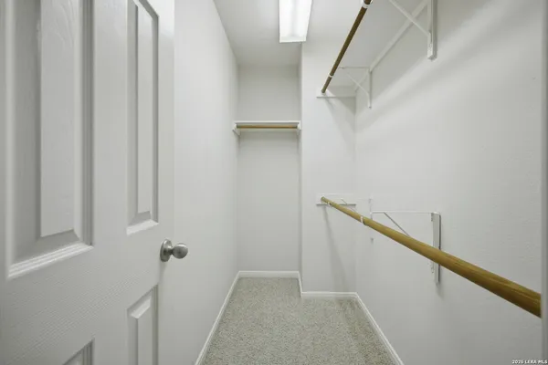 a view of walk in closet