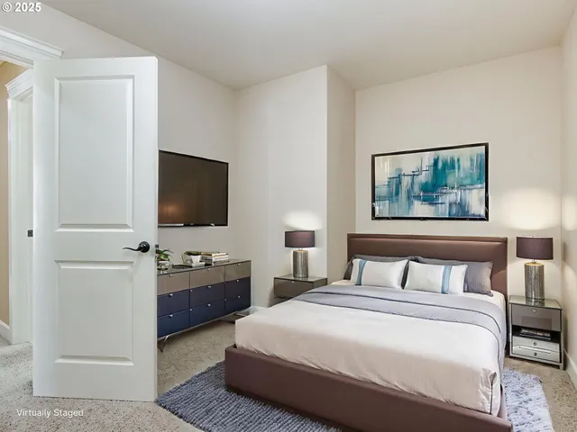 a view of an empty room