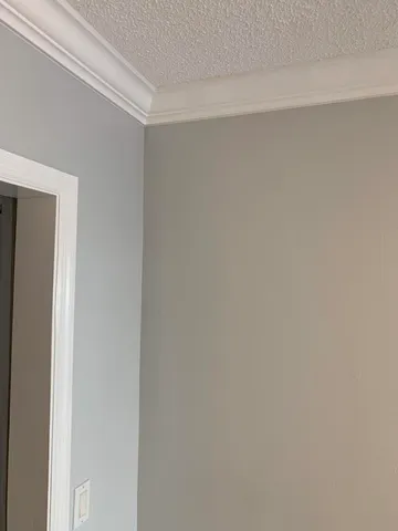 a close up view of a closet