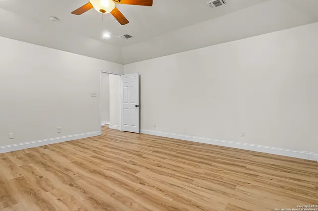 wooden floor in an empty room