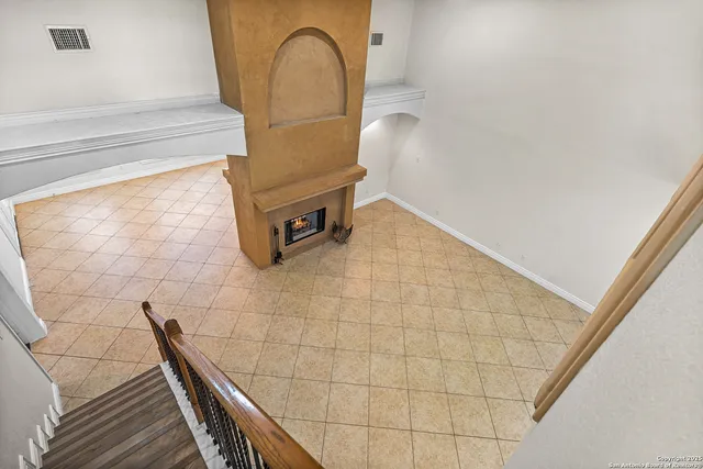 a close view of a shower in a bathroom