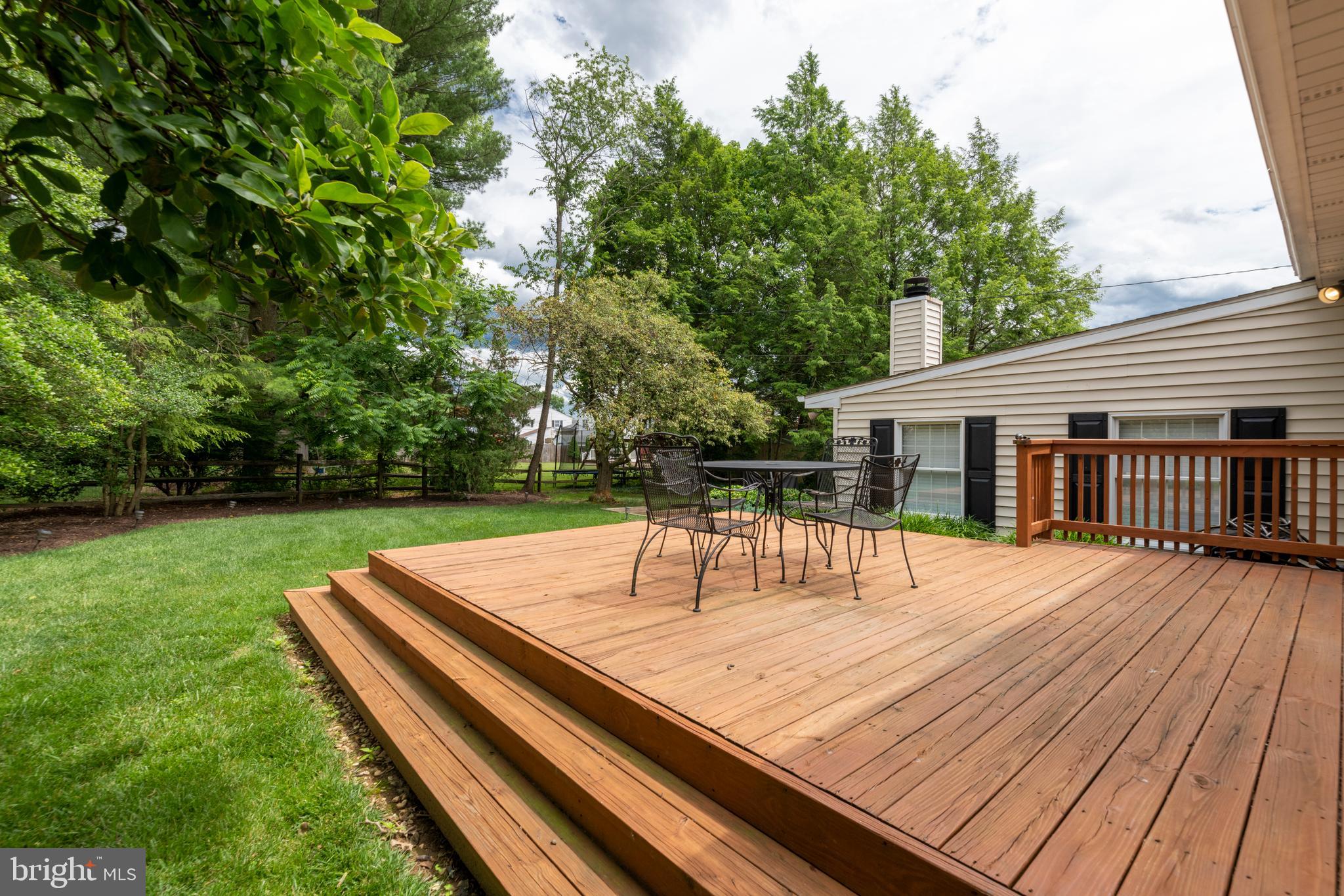 8403 Ellison Road Lutherville-Timonium, MD 21093 - Photo 45 of 52 Deck walks out to large level lot