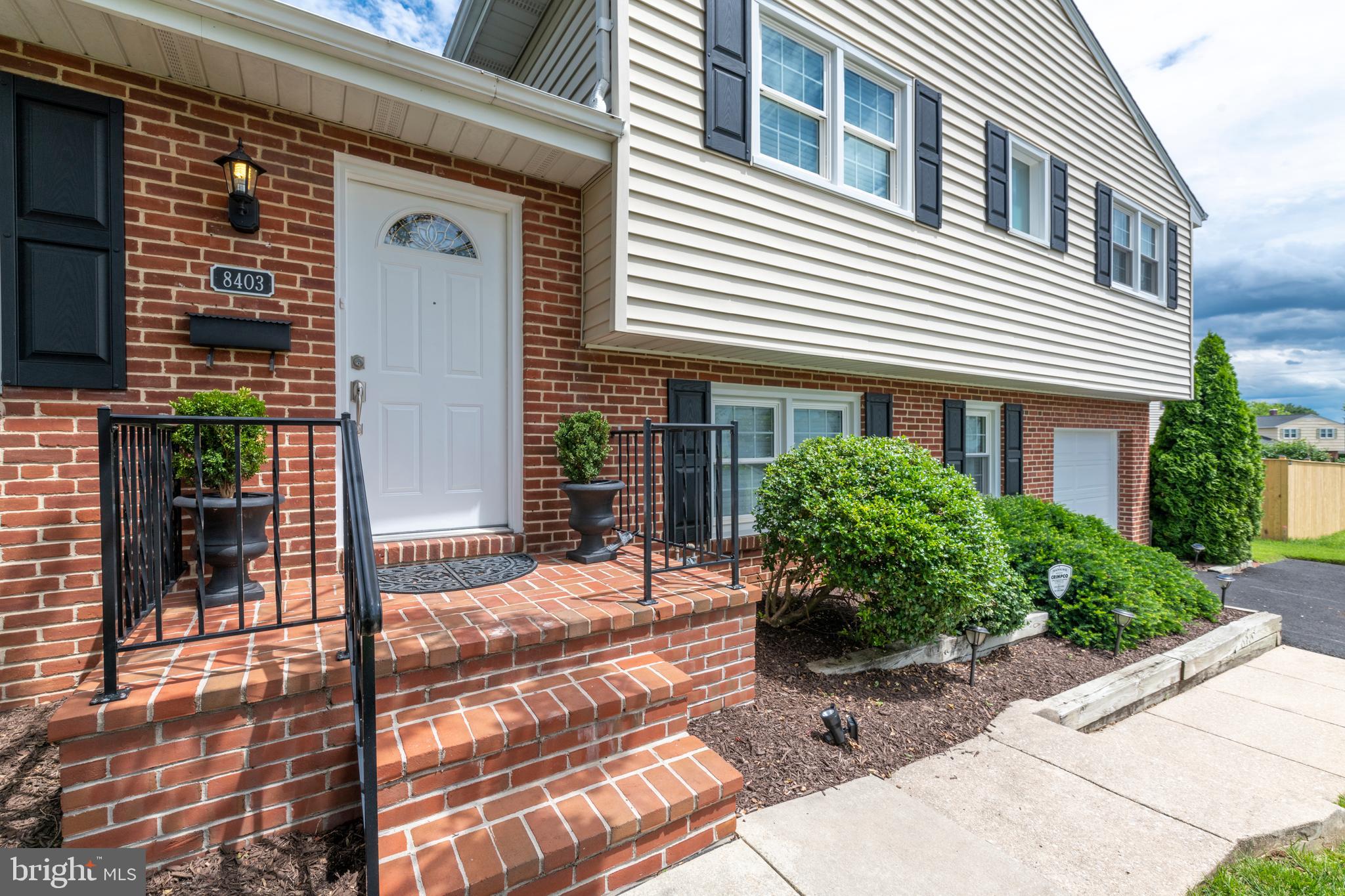 8403 Ellison Road Lutherville-Timonium, MD 21093 - Photo 6 of 52 Beautiful Brick Porch