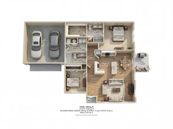 $278,900 | 2274 Cypress Court, Unit 3211, Wonder Lake, IL 60097