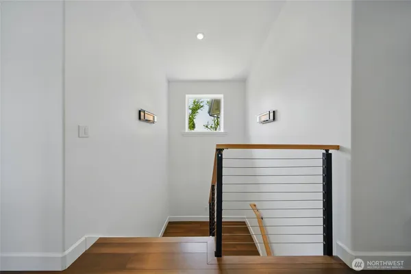 a view of hallway with window