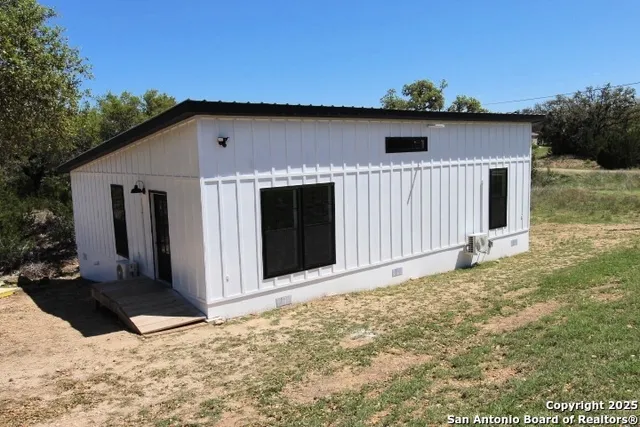a backyard of a house