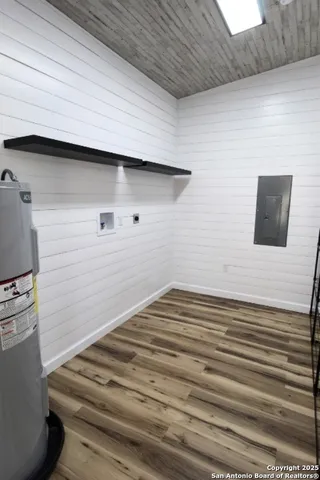 a view of a glass door with a balcony