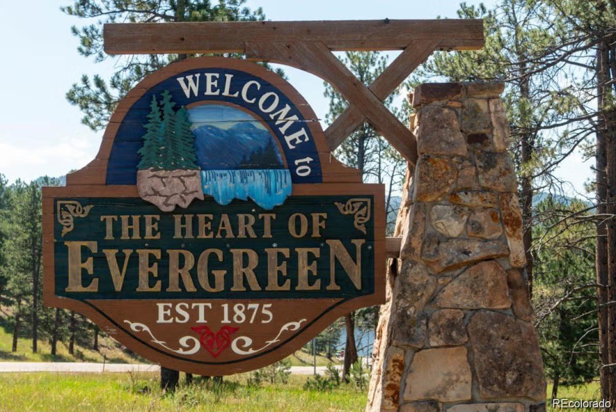 Mountain Park Road Evergreen, CO 80439 - Photo 16 of 50 a view of a sign board