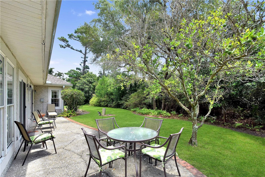 107 Biltmore St. Simons Island, GA 31522 - Photo 31 of 34 Back Patio
