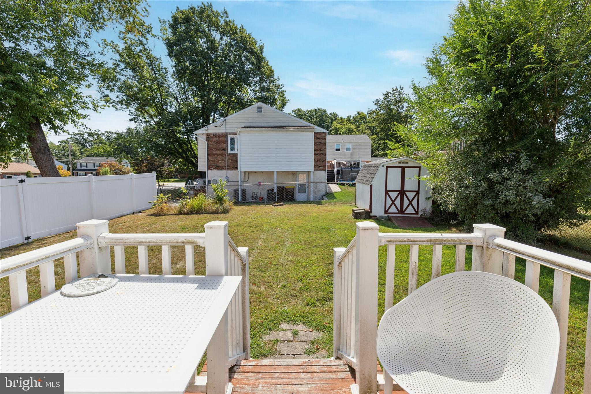 699 Springdell Road King of Prussia, PA 19406 - Photo 2 of 18 Rear deck overlooking the yard