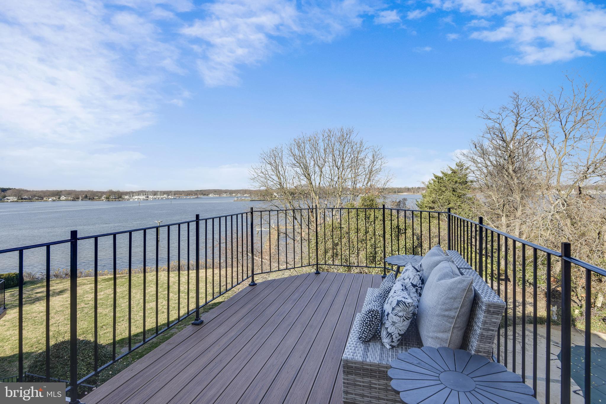 8152 Pinehurst Harbour Way Pasadena, MD 21122 - Photo 18 of 80 3rd Floor Waterfront Balcony for Happy Hour.