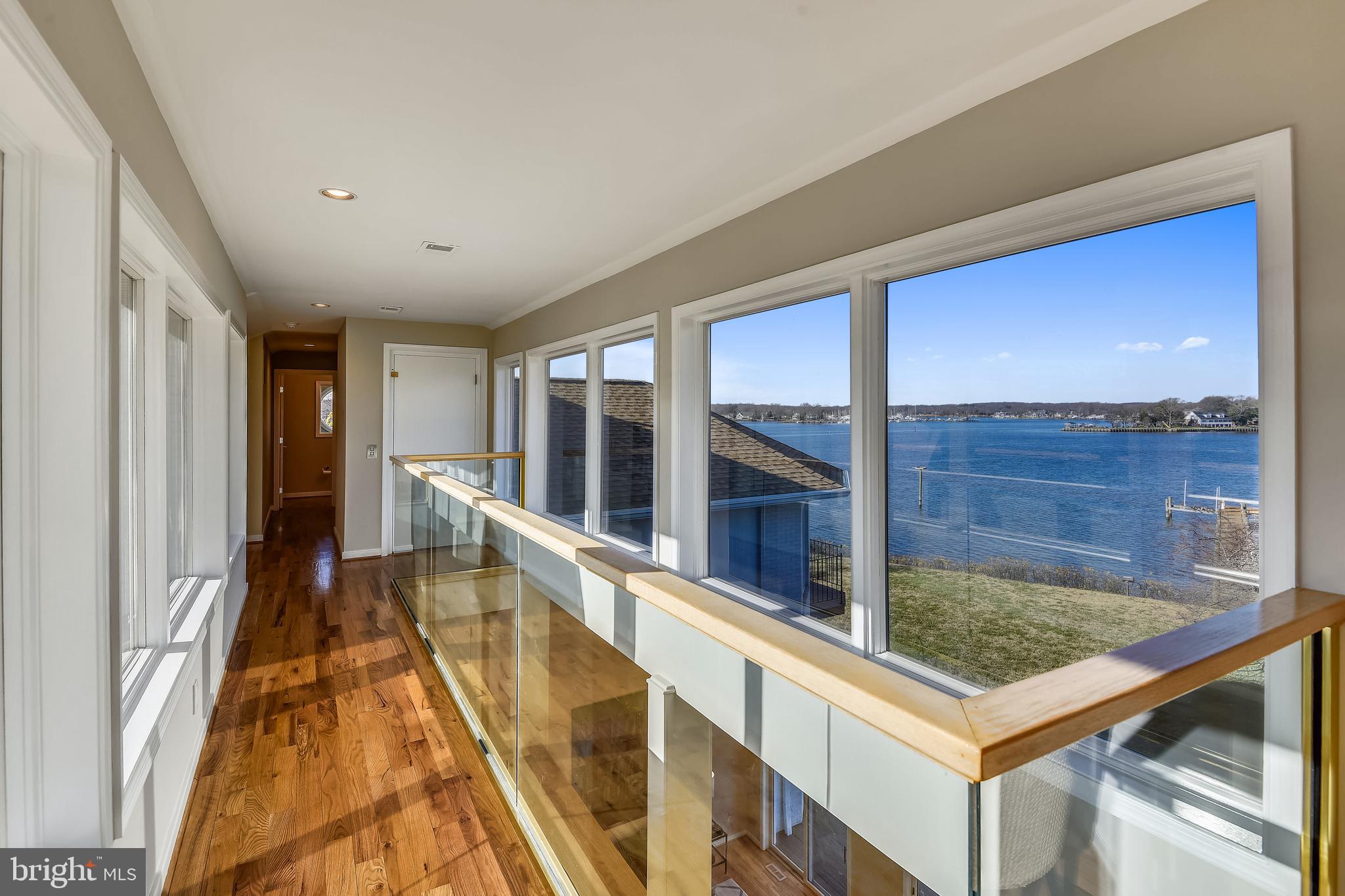 8152 Pinehurst Harbour Way Pasadena, MD 21122 - Photo 7 of 80 3rd Floor Glass Paneled Hallway
