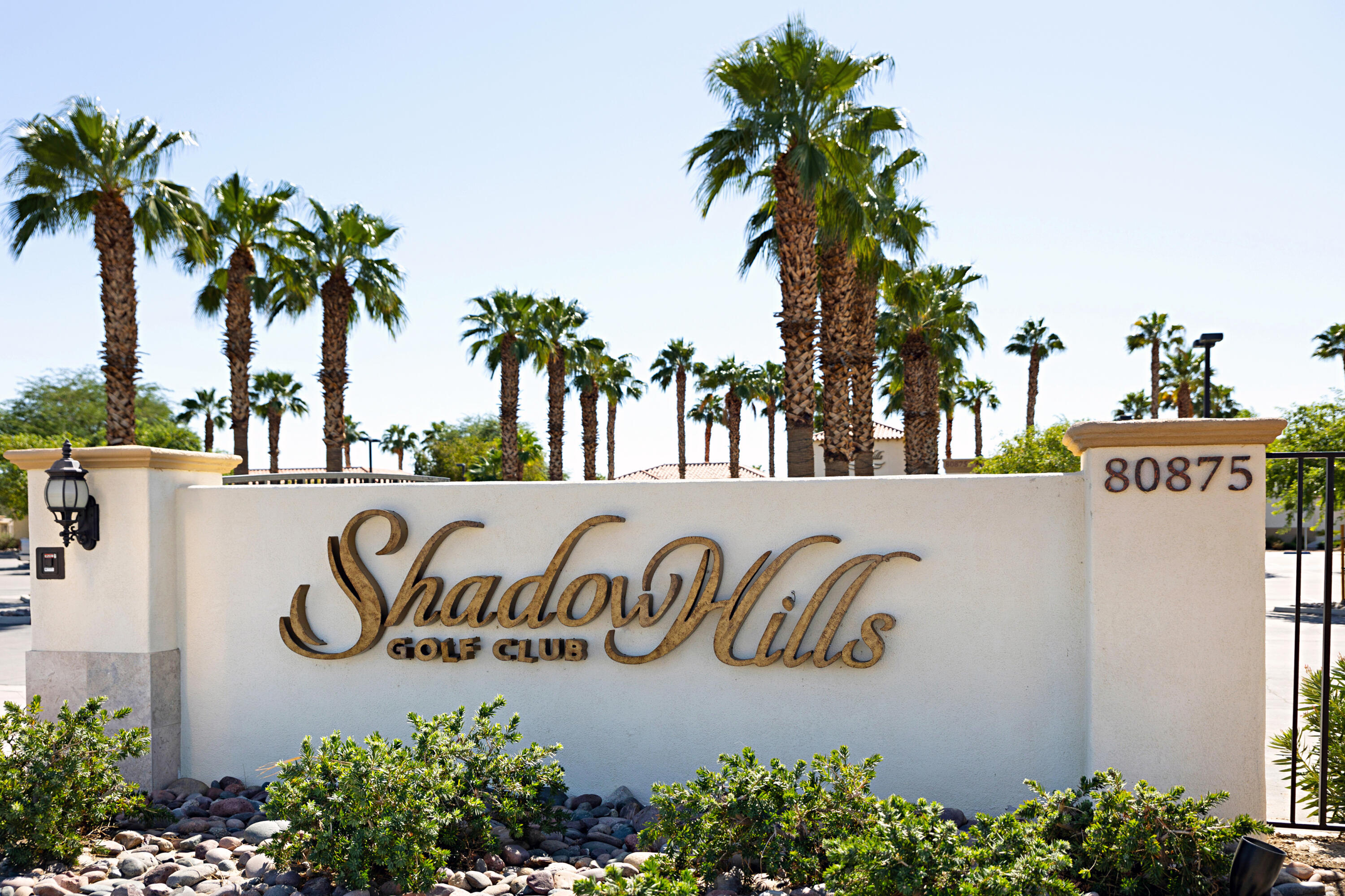 81935 Avenida Bienvenida Indio, CA 92203 - Photo 24 of 35 a sign that is on the wall of building