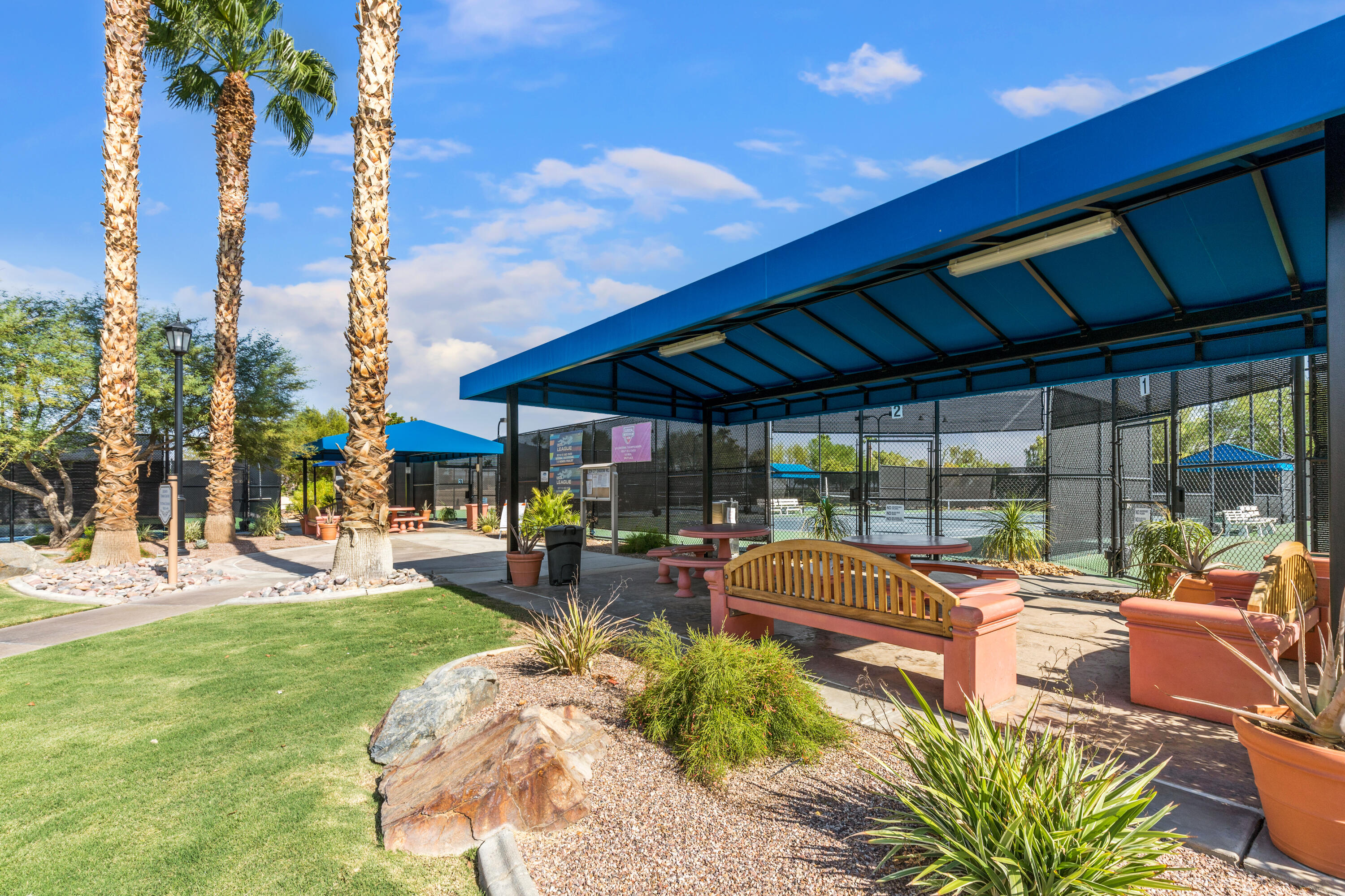 81935 Avenida Bienvenida Indio, CA 92203 - Photo 27 of 35 a backyard of a house with a garden view