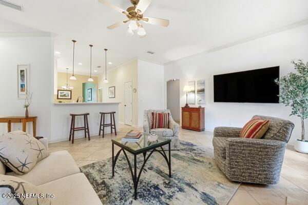 11381 Mandarin Ridge Lane Jacksonville, FL 32258 - Photo 20 of 43 a living room with furniture and a flat screen tv